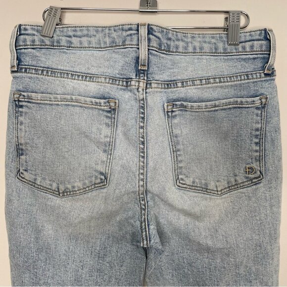 Fidelity Denim Pixie Ultra High Button Fly Jeans Canyon Vintage Blue Size 28 - Picture 8 of 10